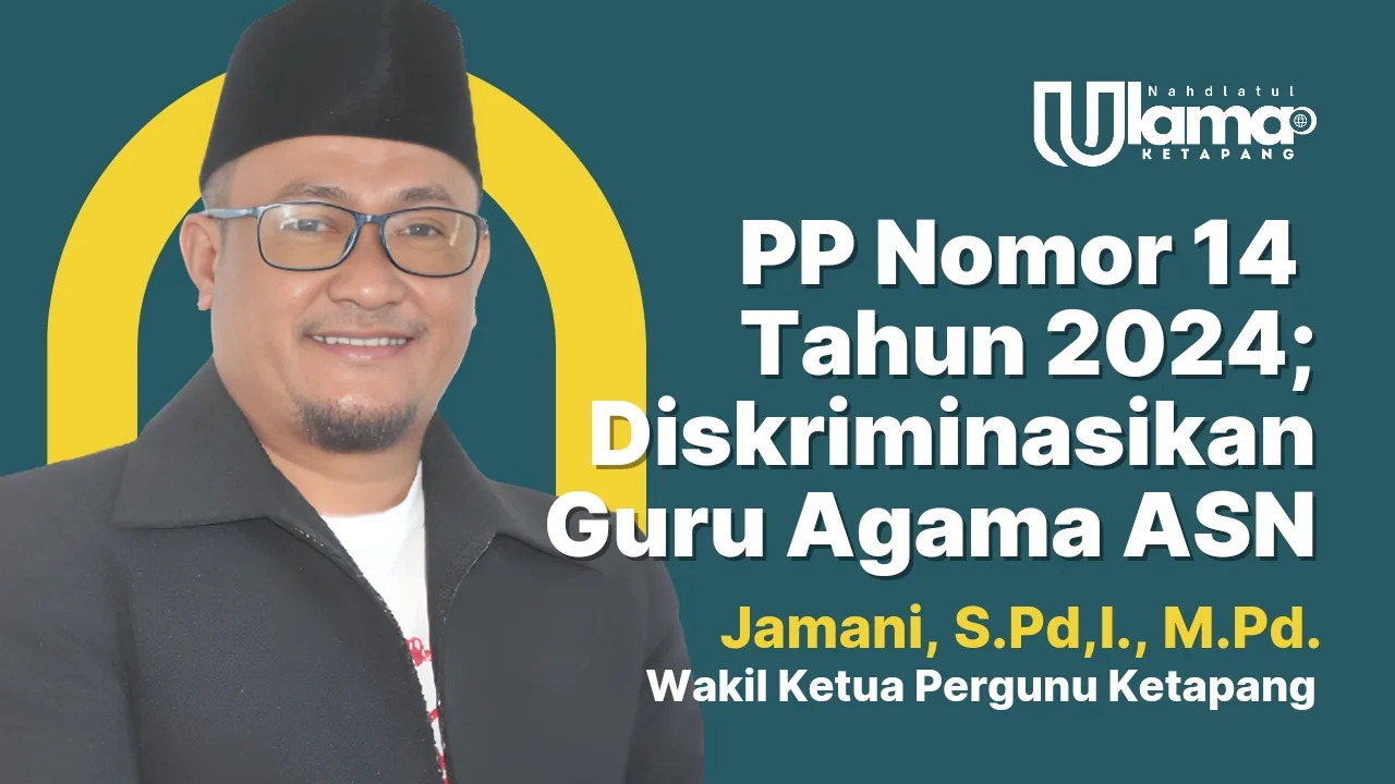 PP Nomor 14 Tahun 2024;  Diskriminasikan Guru Agama ASN